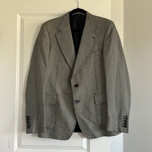 Gucci Black and White Sports Jacket SZ: 54R
